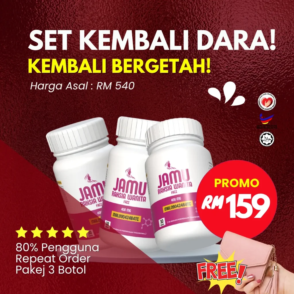 JAMU RAHSIA WANITA - 3 BOTOL